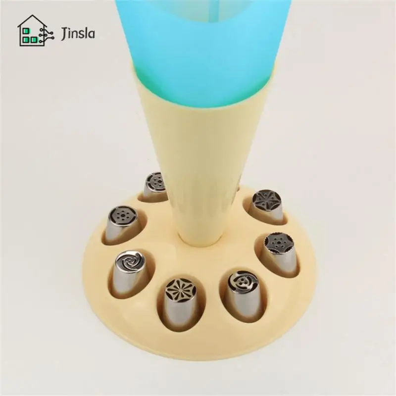 

Cream Decorative Bag Nozzle Flower Beak Display Rack Cake Rack Mounting Nozzle Placer Baking Tool