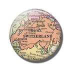 Карта Швейцарии, 30 мм, магнит на холодильник, карта Швейцарской Конфедерации, стеклянный купол, магнитные наклейки на холодильник, держатель для заметок, украшение для дома