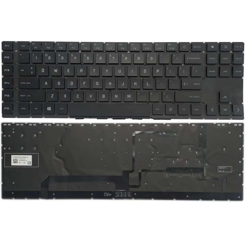 Фото Новая клавиатура для ноутбука (США) 17.3 дюйма для HP Omen 17-CM, 17-CM2000, 17-CM2000TX с подсветкой №1