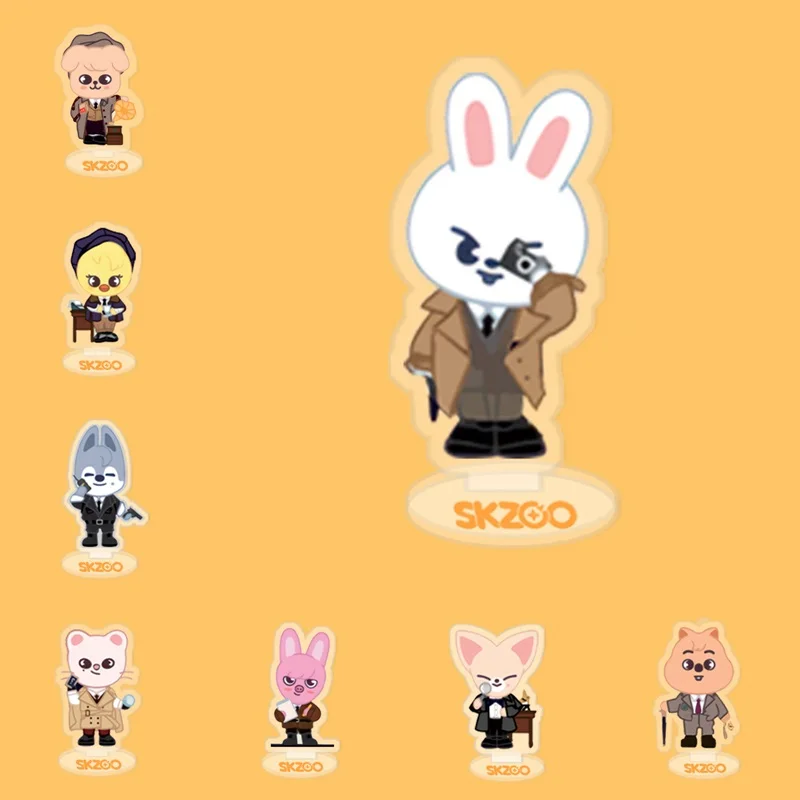

Kpop STRAY KIDS New Acrylic Action Doll Model Doll Decoration Cartoon Desktop Decoration Accessories Fan Collection Gift