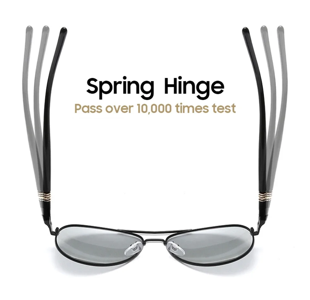 Солнцезащитные очки поляризационные UV400 для мужчин и женщин фотохромные