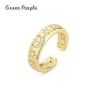 trend stars moon ring 925 sterling silver classic bohemian style women rings plated gold anillo jewelry party gift 2022 new