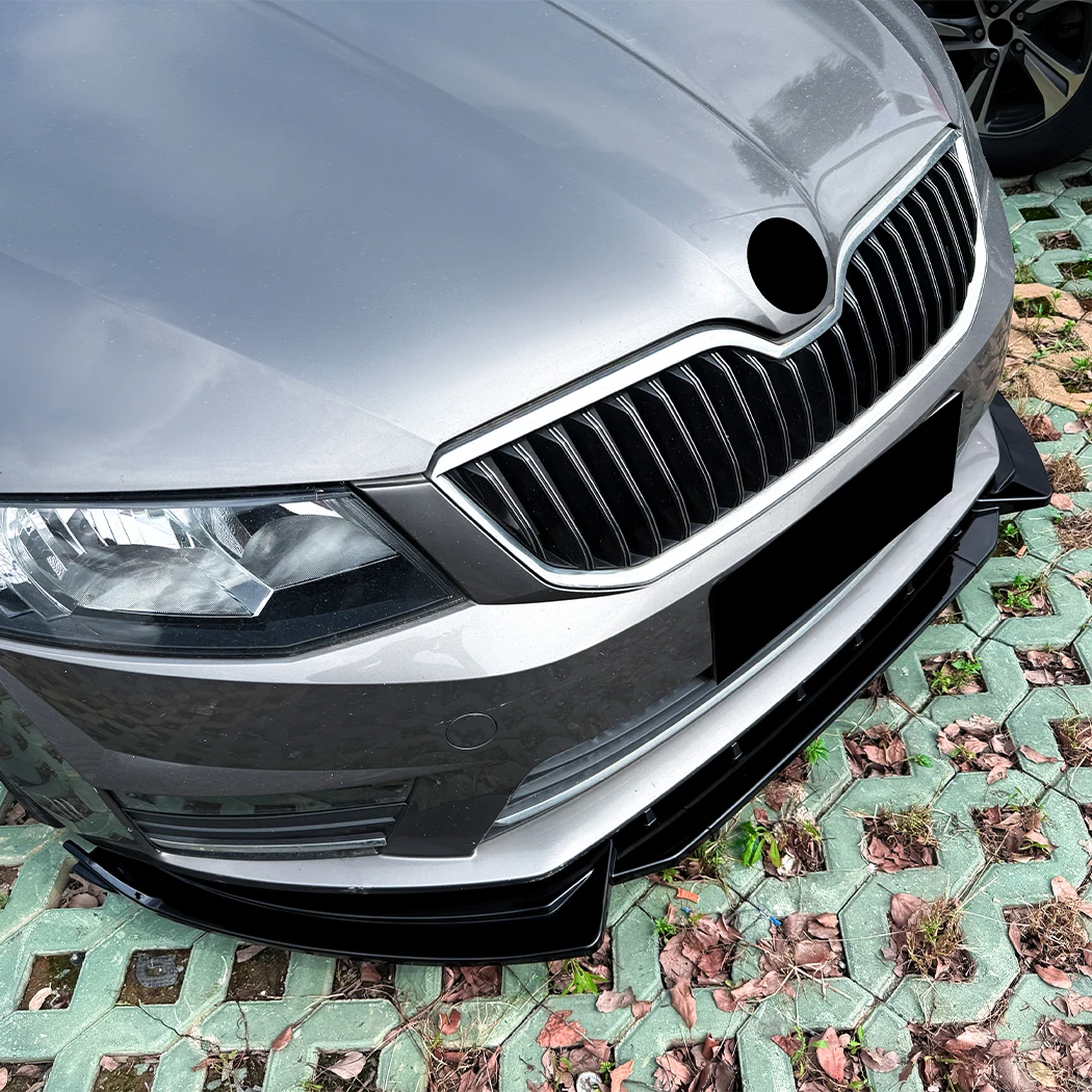Фото Для Skoda Octavia MK3 2015-2017: Комплект обвеса (сплиттер, диффузор, накладка на бампер) и аксессуары для бампера, спойлер №4