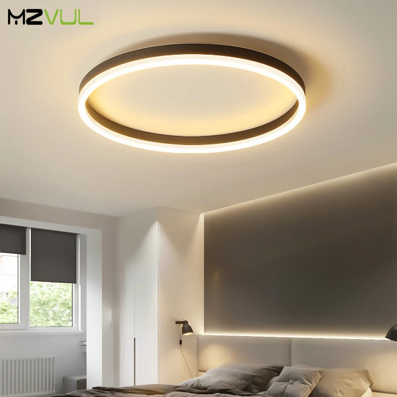 

Nordic LED Ultra Thin Ceiling Light 24W 28W 30W 36W Modern Indoor Lighting Fixtures AC 110V 220V For Living Room Bedroom Kitchen