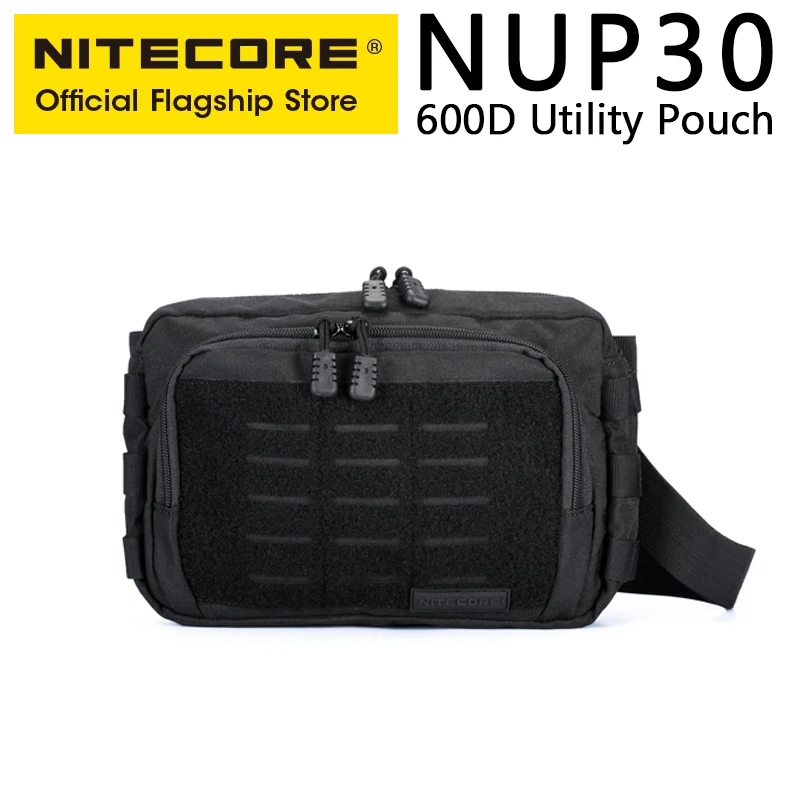 NITECORE NUP30 Sling Bag Tactical Crossbody Bag 600D Nylon Commute Pack Multi-Purpose Utility Pouch Molle System for Men Women