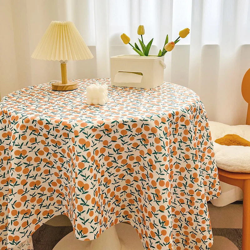 

Rectangular Table Cloth Pastoral Fresh Student Dormitory Desk Table Cloth Rectangular Tea Table Cover Napkin Dining Table Cloth
