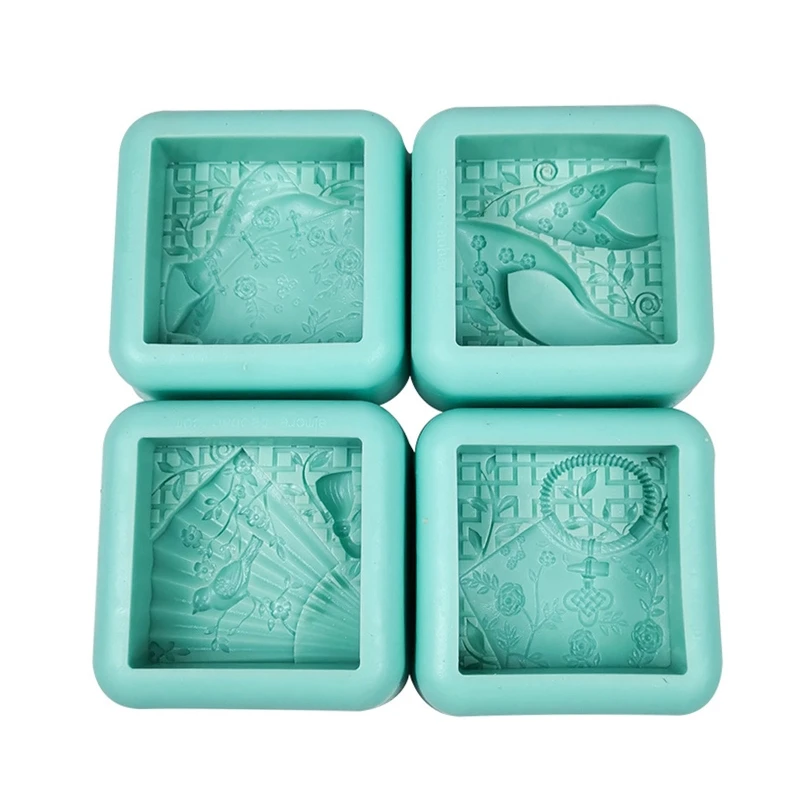

Chinese Style 3D Silicone Soap Mold For Therapy Bar Soap Making Tools DIY Home