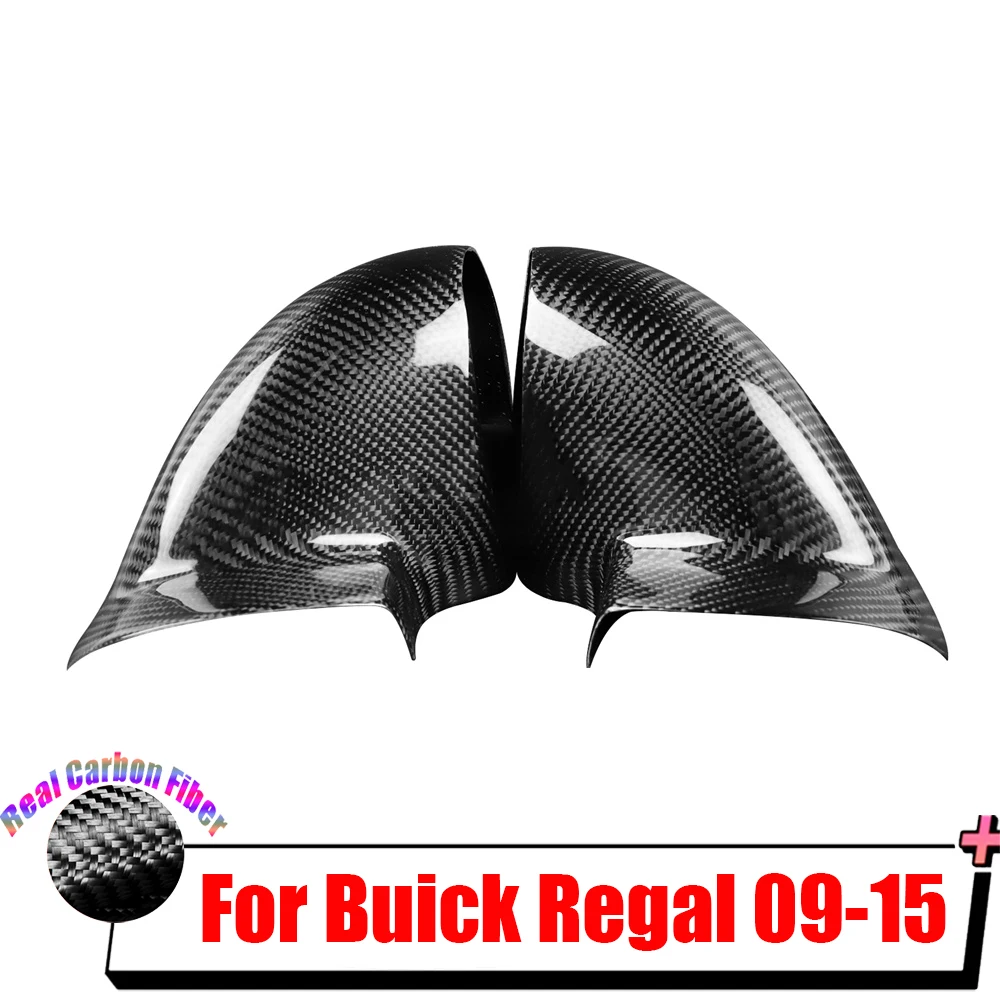 

Чехол для зеркала заднего вида из натурального углеродного волокна, крышка для бокового зеркала заднего вида, оболочка для Buick Regal 2009-2015