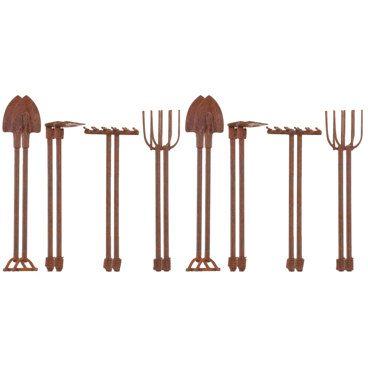 

16 Kids Gift Miniature Craft Decorative Farming Tools Miniature Photo Prop for Miniature Landscape DIY Backdrop