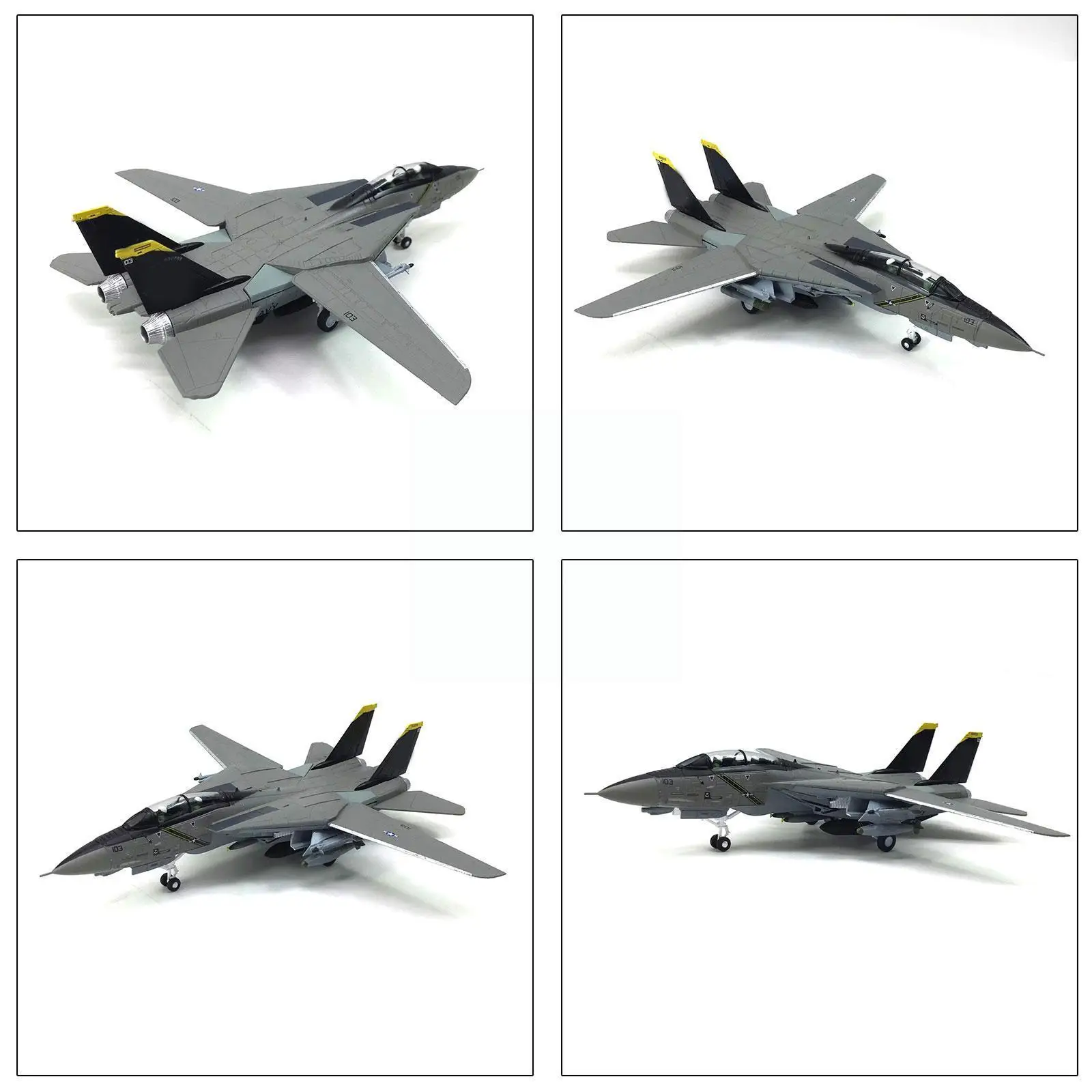

1/100 Military Model Toys F14 Tomcat Fighter Diecast Metal Plane Model Toy For Collection Gift For Aviation Enthusiasts I2t4