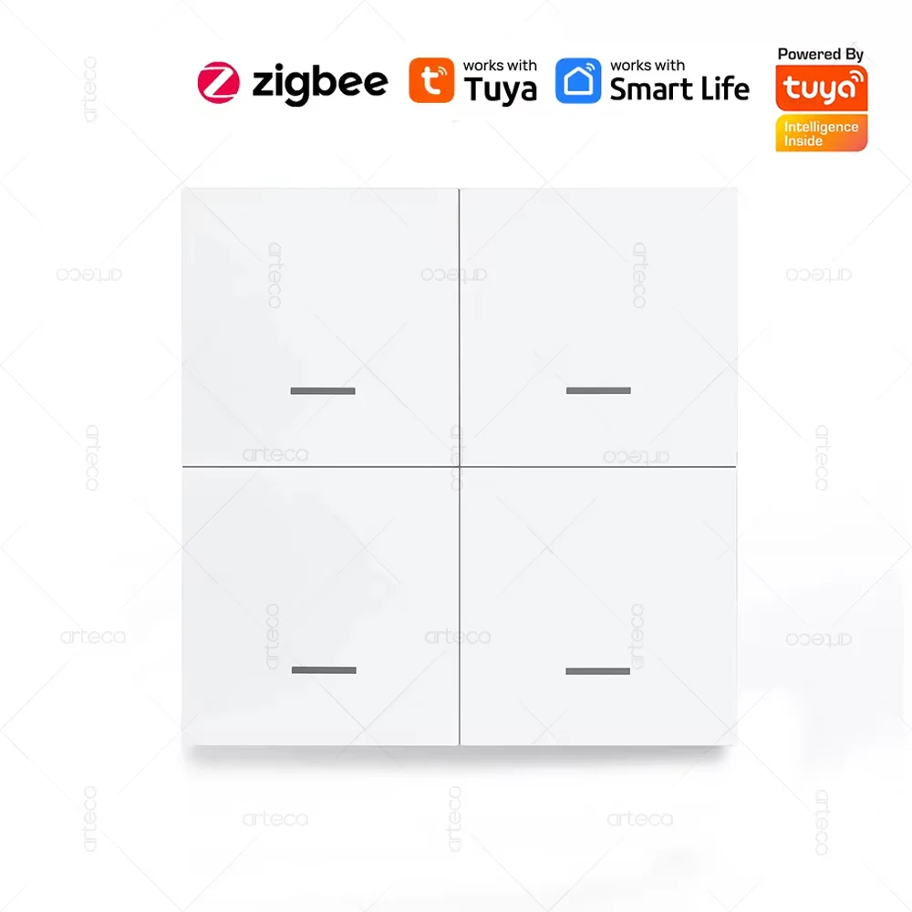 

Умный переключатель сцен Tuya 4 группы 12 сцен