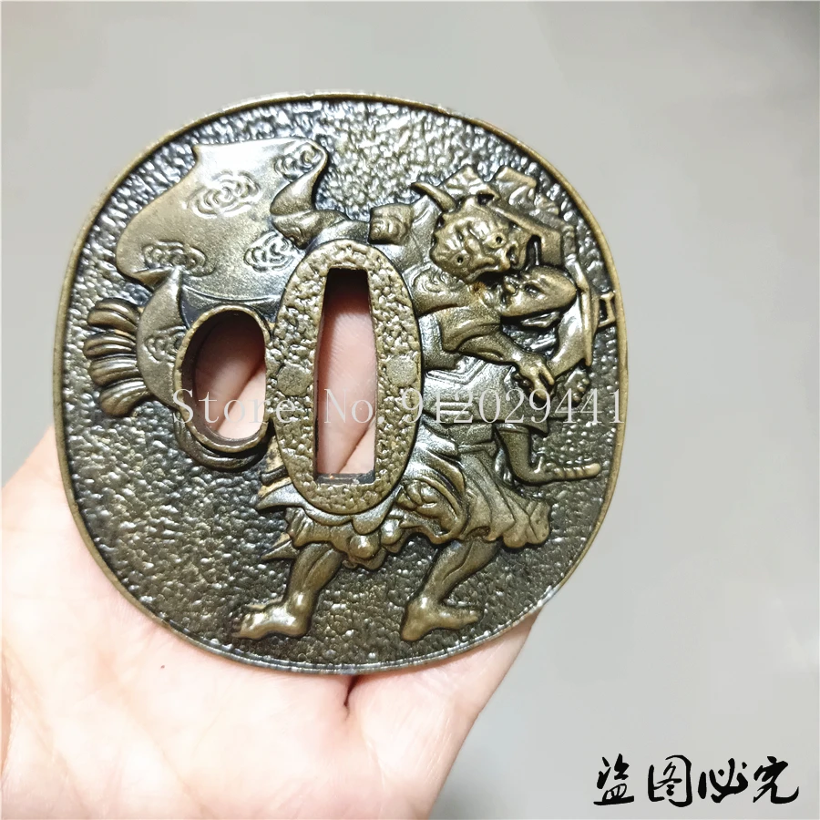 Защитная накладка для рук из сплава фитинги Tsuba японского самурая катаны