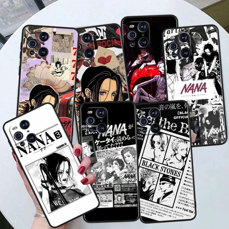 

Nana Osaki Anime For OPPO Find X6 X5 X3 X2 F21S F21 Pro Lite Neo Black Silicone Fundas Soft Cover Capa Phone Case