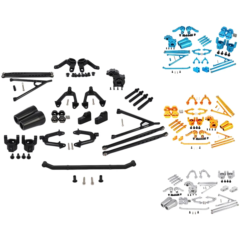 

For 1/10 AXIAL SCX10 ELECTRIC 4WD Aluminum Alloy Metal Parts Kit Remote Control Car Upgrade Accessories Parts