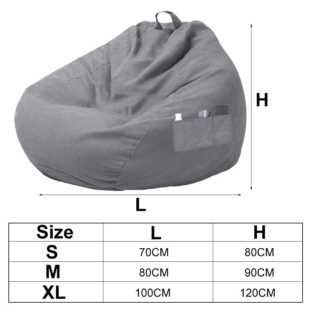 

Чехол для дивана на стул, мягкий удобный защитный чехол для дивана, мешок для хранения без наполнителя, мебельные аксессуары