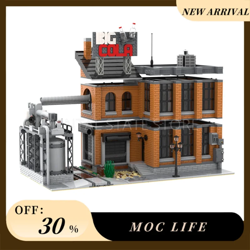 НОВЫЕ 2998 шт. индивидуальные MOC Big Cola заводские строительные блоки технологические