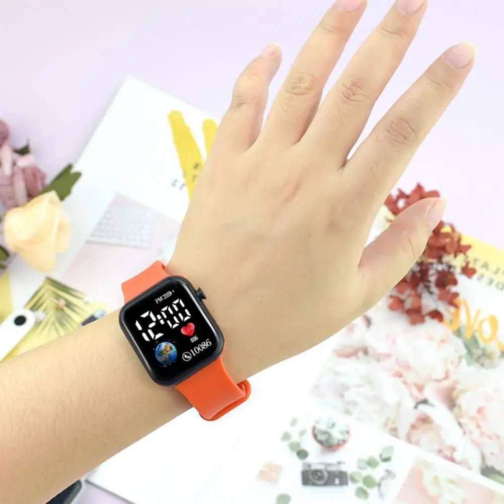 New LED Sports Watches Smart Watch For Children Men and Women Digital Electronic Watch Casual Silicone Wristwatches Droshipping
