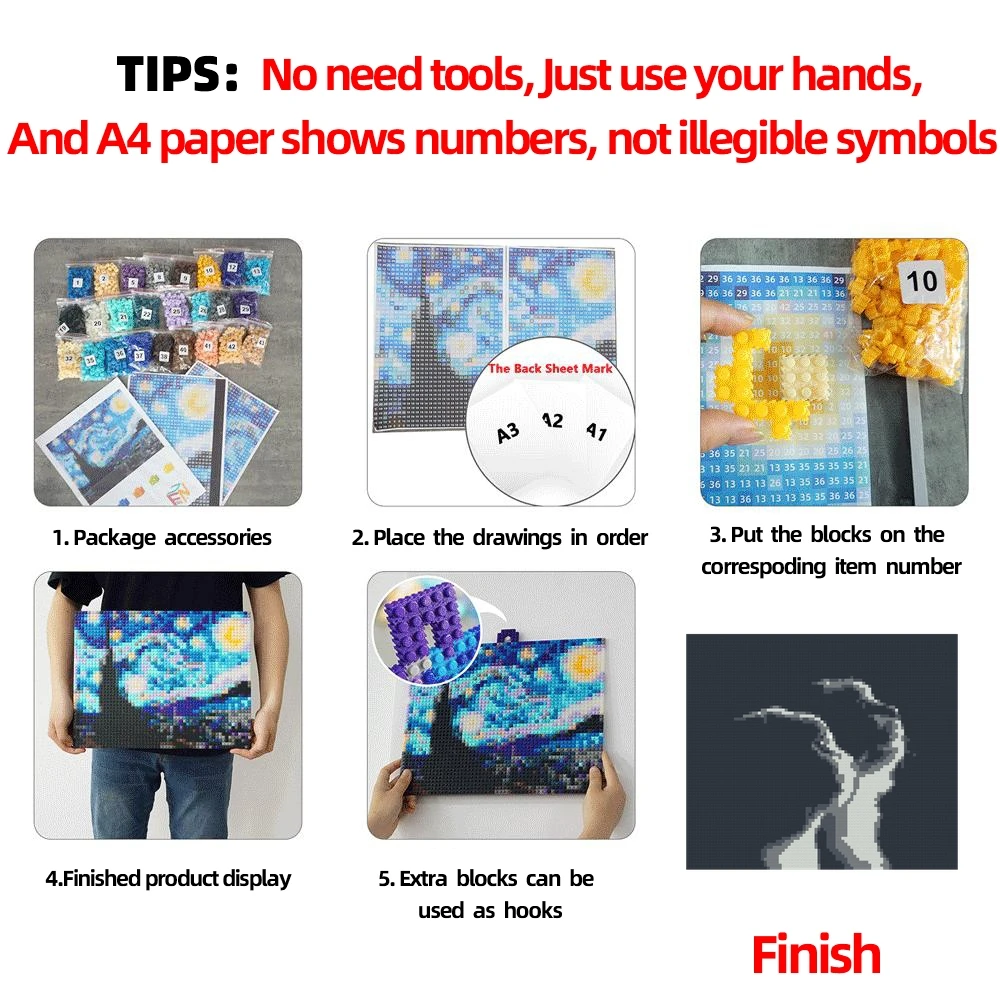 ПиксельФан строительные блоки &quotДва черных кота&quot пластик