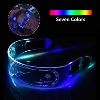 luminous glasses decorative punk glasses colorful for music festival bar ktv valentines day party goggles festival props
