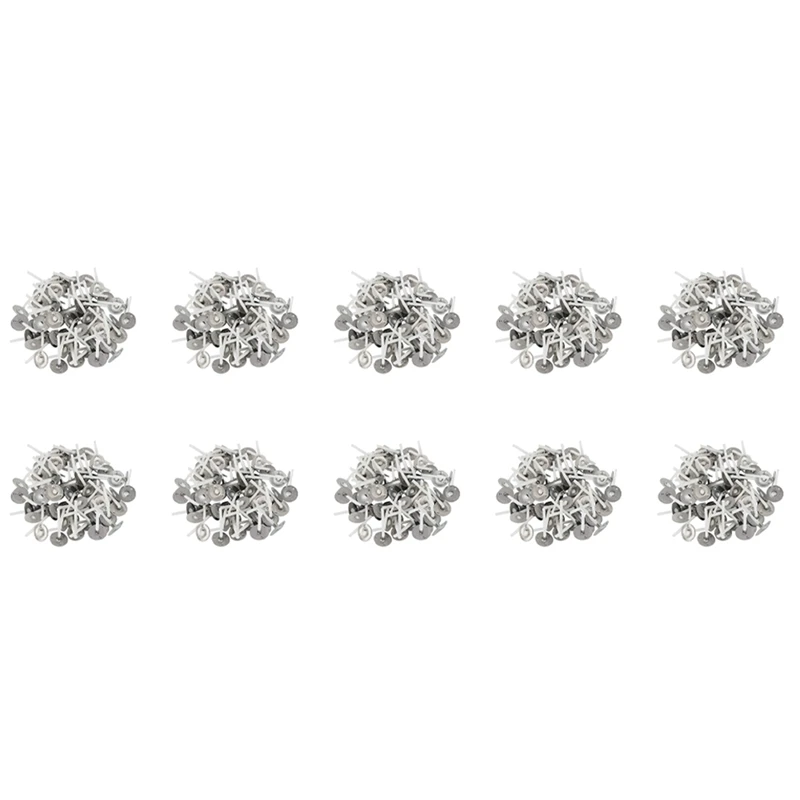 

5000Pcs Candle Wicks 1 Inch Low Smoke Candle Wick With Metal Tabs Tea Light Wicks For Candle Making
