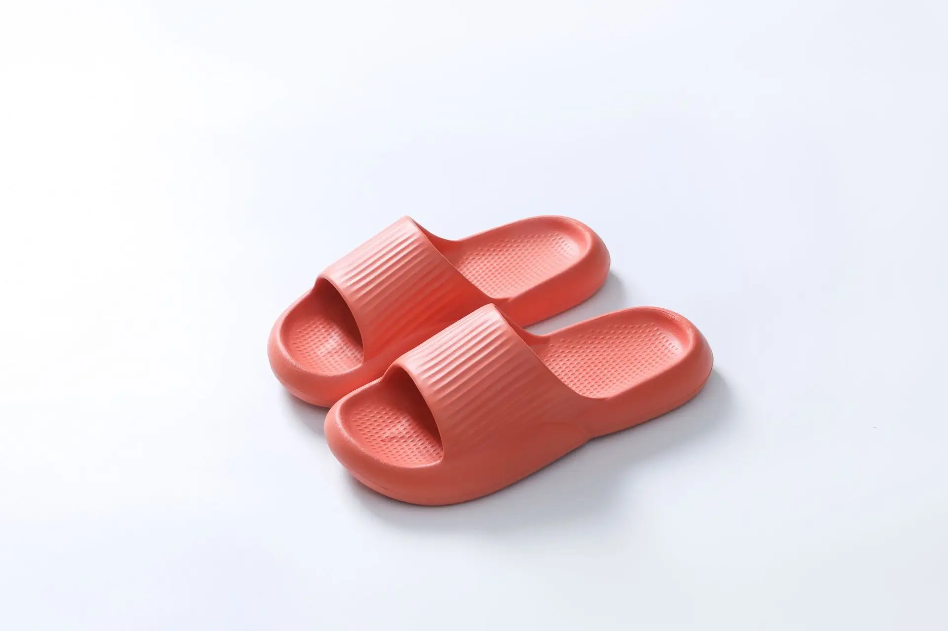 Slippers Women's household couple Men's bathroom anti-skid wear-resistant men's slippers women shoes Simple and durable