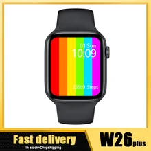 NEW IWO W26 PLUS 44MM Smart Watch Men Women Full Screen Buletooth Call Ip68 Waterproof Smart Clock For Android IOS Phone Series7