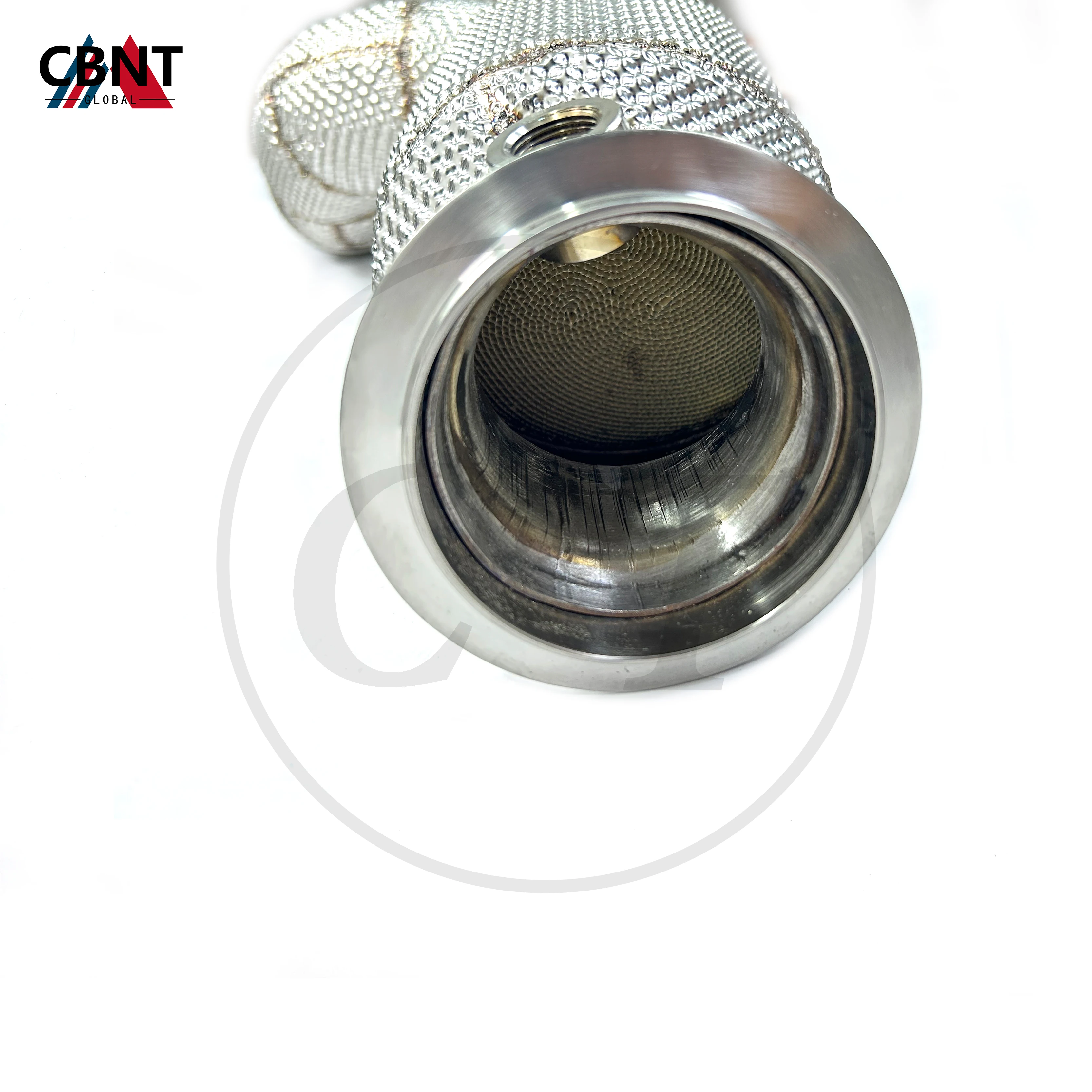 Выхлопная труба CBNT для BMW M3 G80 M4 G82 нитевая без Catted/Catless с тепловым щитком