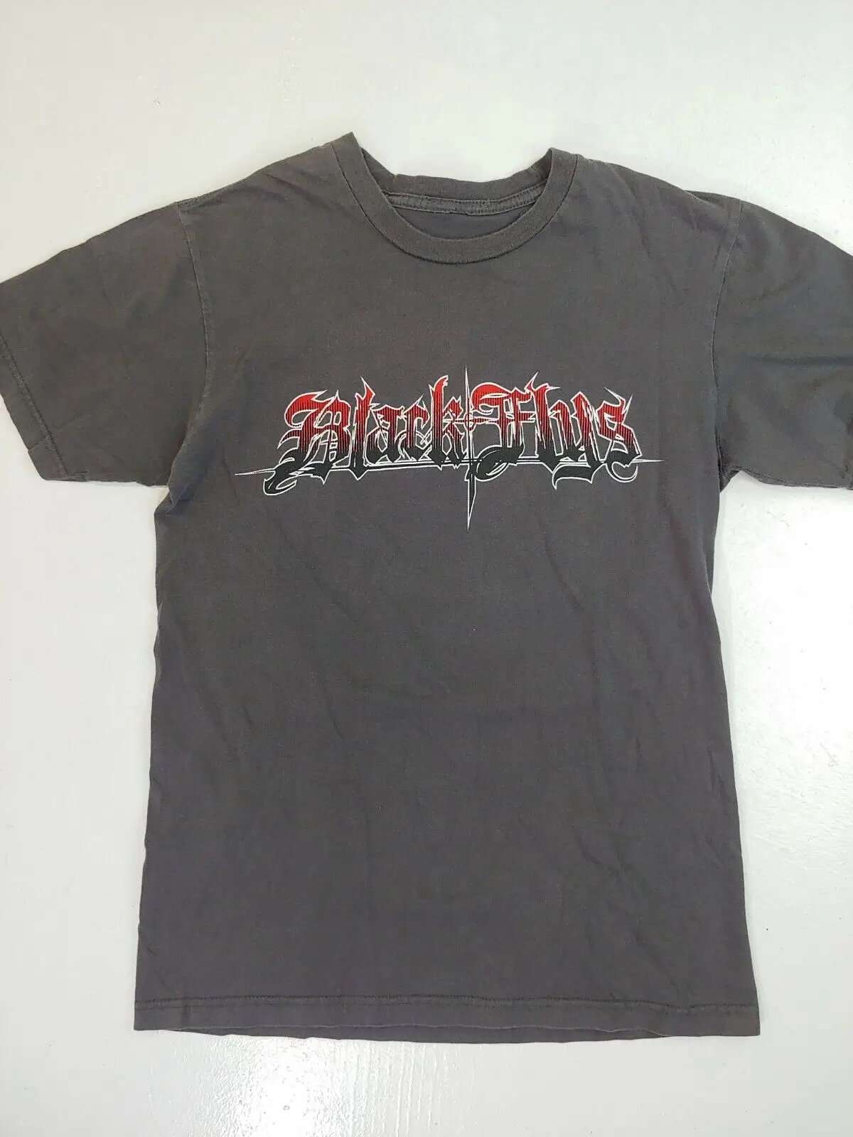 Черная футболка Flys солнцезащитные очки скейт снег стиль жизни маленький размер