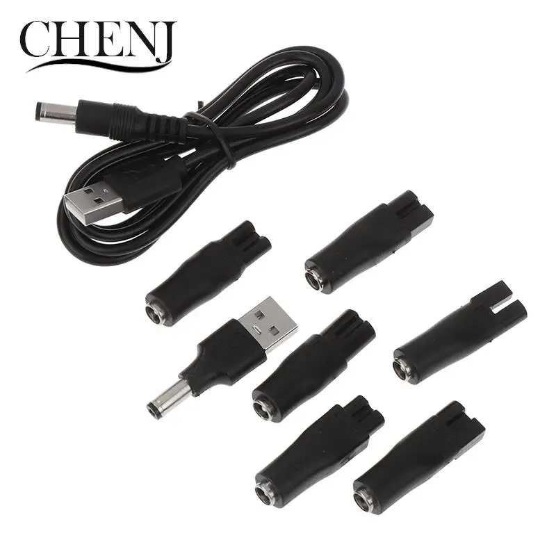 

8pcs/Set Power Cord 5V Replacement Charger USB Adapter for All Kinds of Electric Hair Clippers