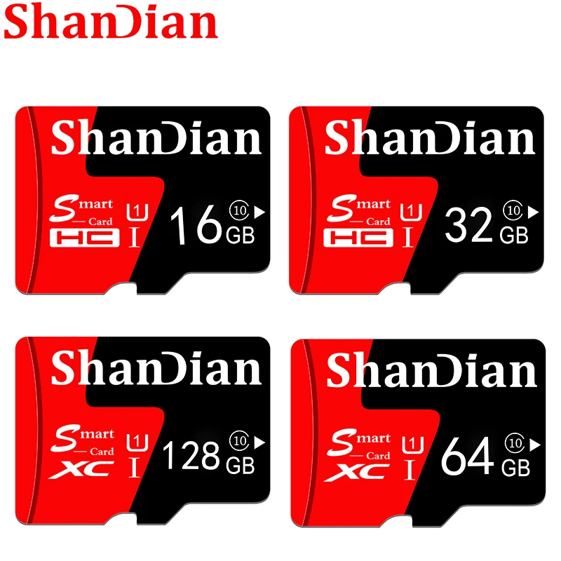 

Карта памяти ShanDian Smart SD, 4 ГБ, 8 ГБ, 16 ГБ, 32 ГБ