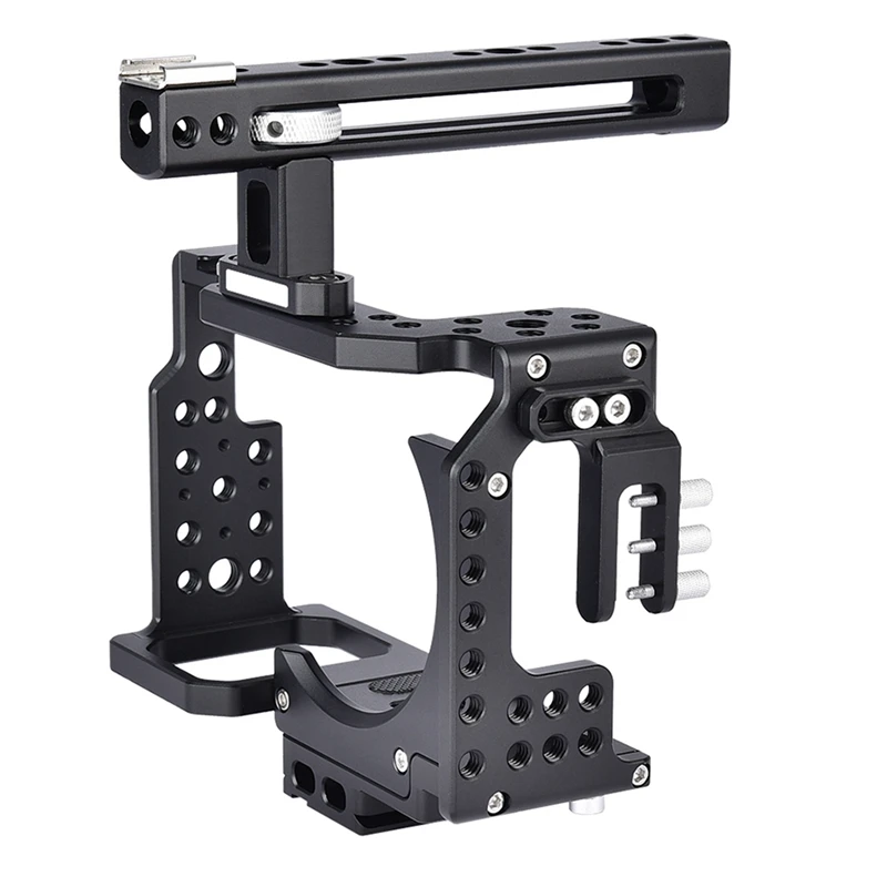 

A7 Camera Cage Professional Handle DSLR Rig Video Camera Stabilizer For Sony Alpha A7 A7II A7III A7K A7S2 A7R2 A7R3 A7X