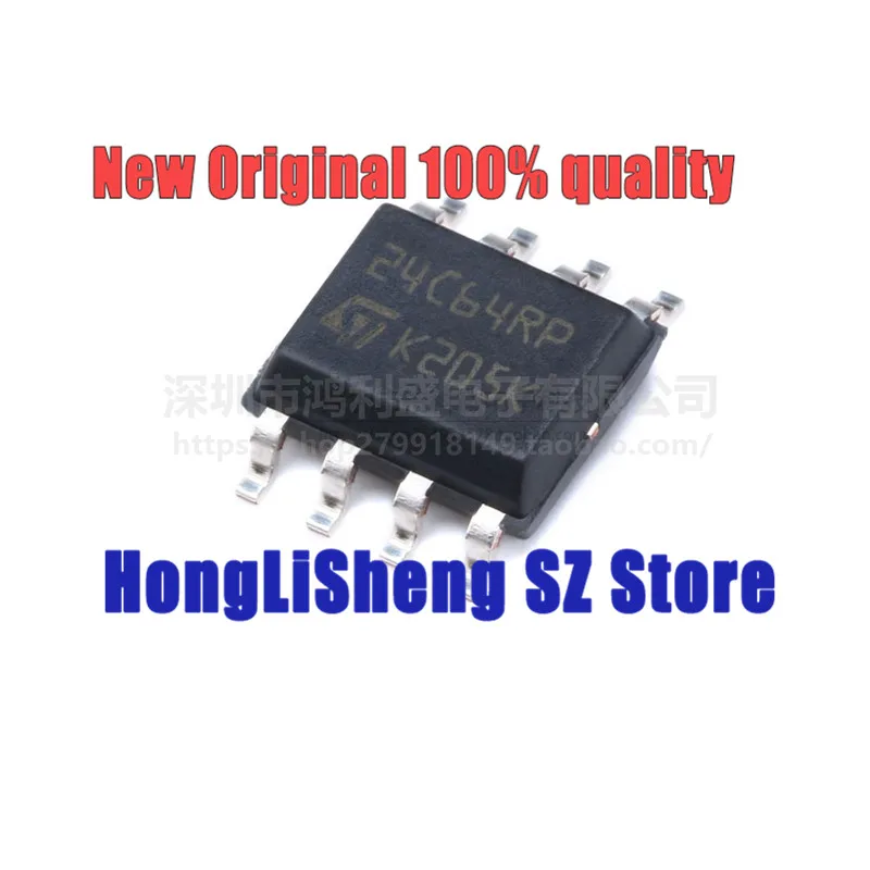 

10pcs/lot M24C64-RMN6TP M24C64 24C64RP SOP8 Chipset 100% New&Original In Stock