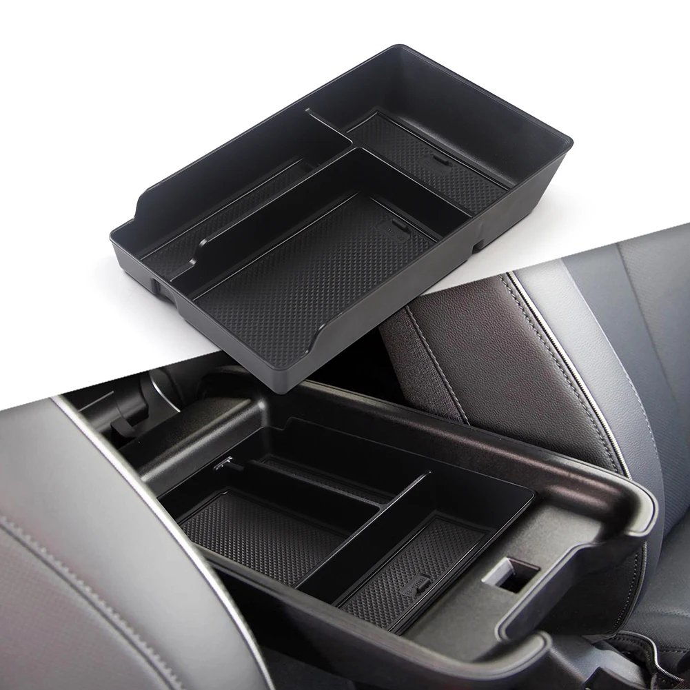 For Hyundai IONIQ 5  2021 2022 Car Armrest Storage Box ABS Stowing Tidying Organizer Case Skid-Proof Mats Interior Parts
