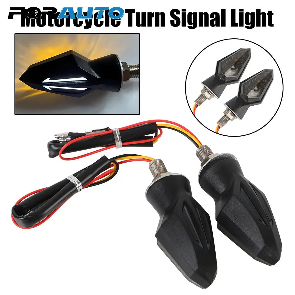 

2 шт. мотоциклетный светильник с поворотным сигналом IP67 Blinker 5LED 12В универсальная индикаторная лампа аксессуары для мотоциклов