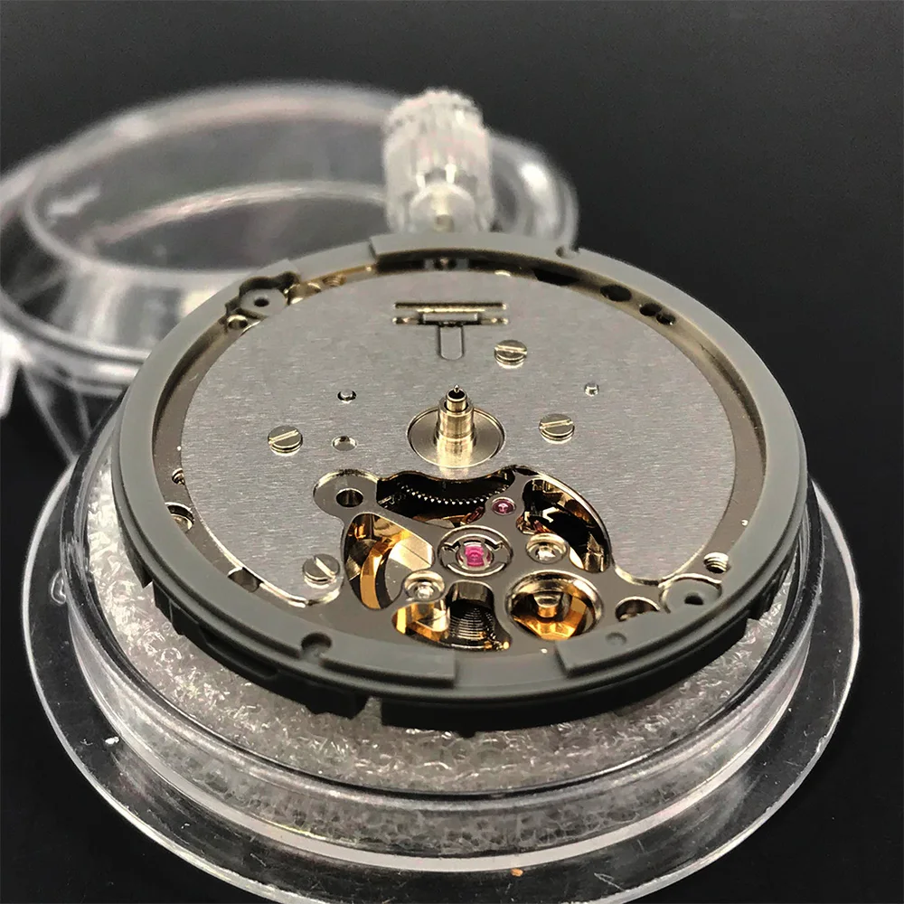 High Accuracy Japan SII NH38A Mechnaical Watch Movement 24 Jewels Mechanism for SEIKO Replacement Accessory Hollow Winding Stem