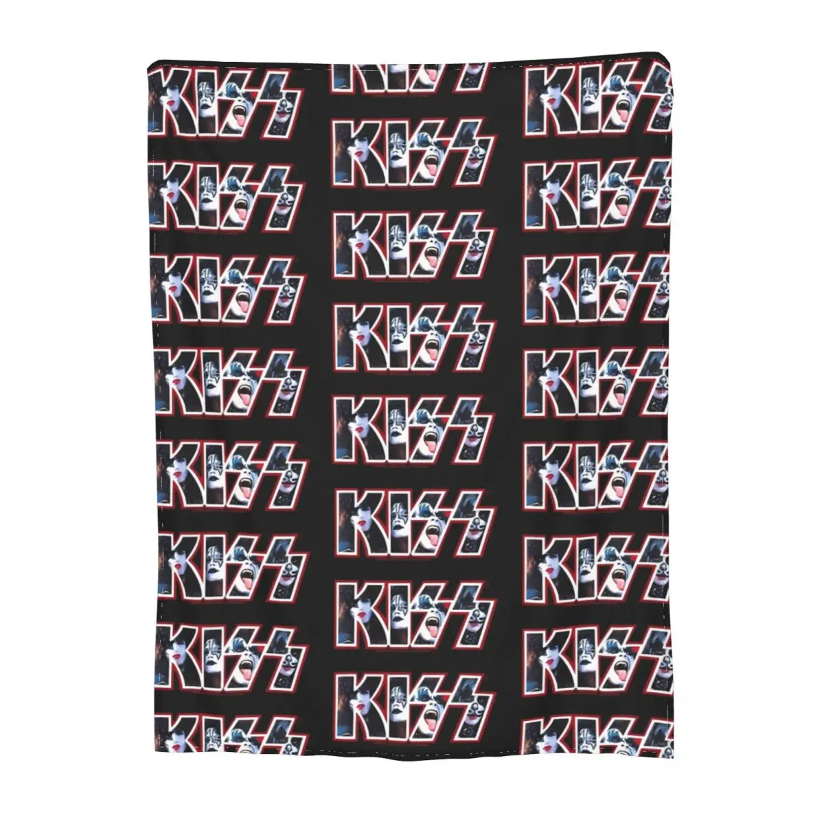 

Kiss Band Blanket Kiss Logo Print Beds Comfy Throw Blanket For Sofa Furry Blankets