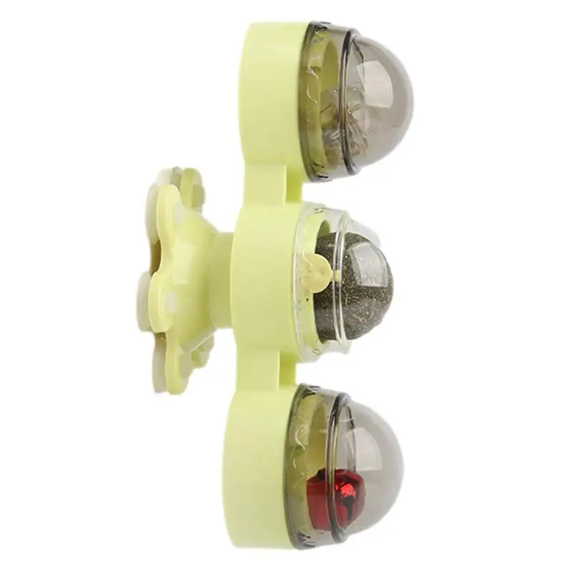 

Windmill Cat Toys Interactive Cat Toy With Suction Cup Crush For Cat Grooming Massage Playing