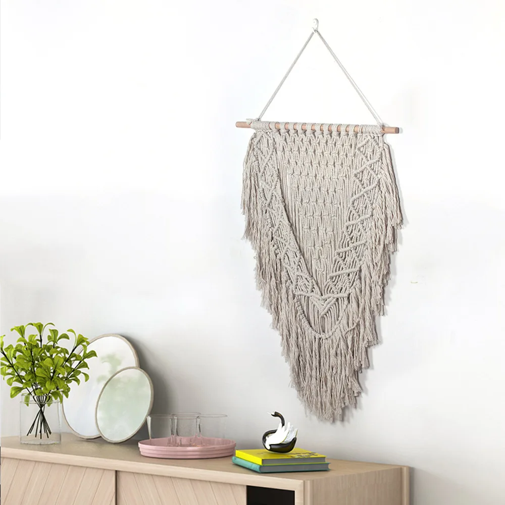 

Декоративный Тканый гобелен в богемном стиле, настенный кулон, украшение для дома MS7300
