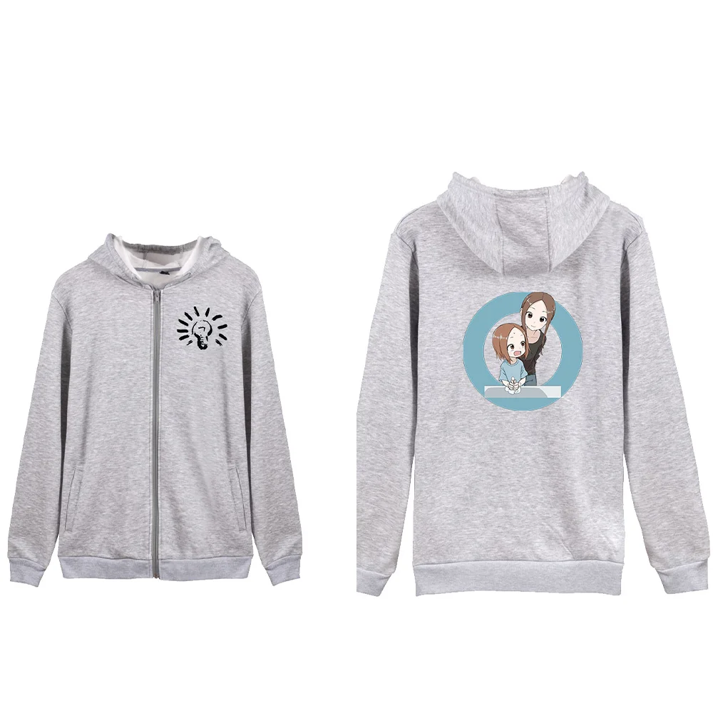 

New fashion Korean version zipper hooded sweater Street Harajuku style student loose all-match long-sleeved sweater