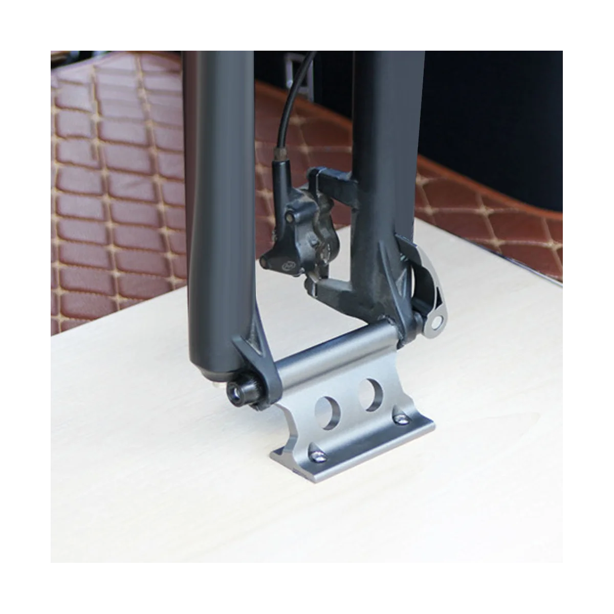 

Передняя вилка велосипеда быстросъемный удерживающий зажим разборный зажим для крепления портативная деталь для велоспорта желтая