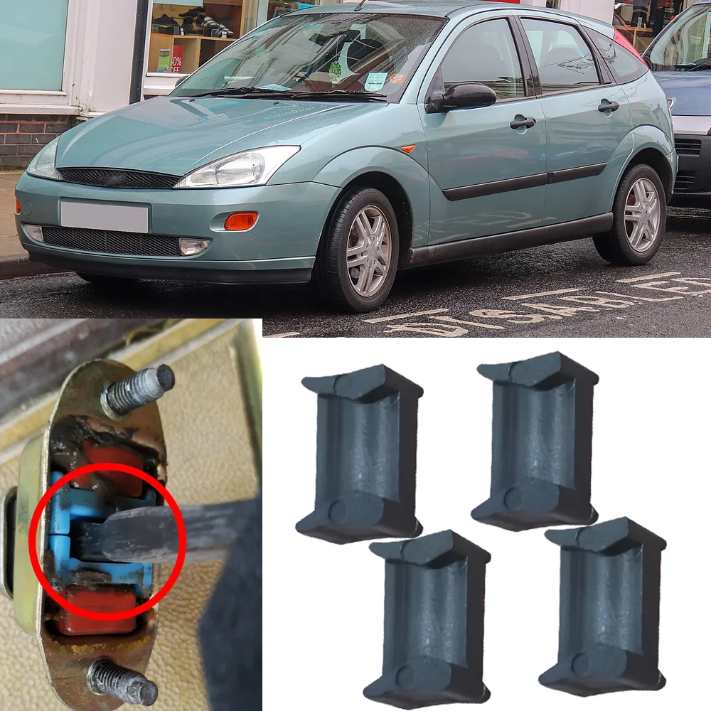 

4 шт. для Ford Focus I 1998 1999 2000 2001 2002 2003 левый правый ремешок для проверки автомобильной двери комплект для ремонта стопорный демпфирующий зажим