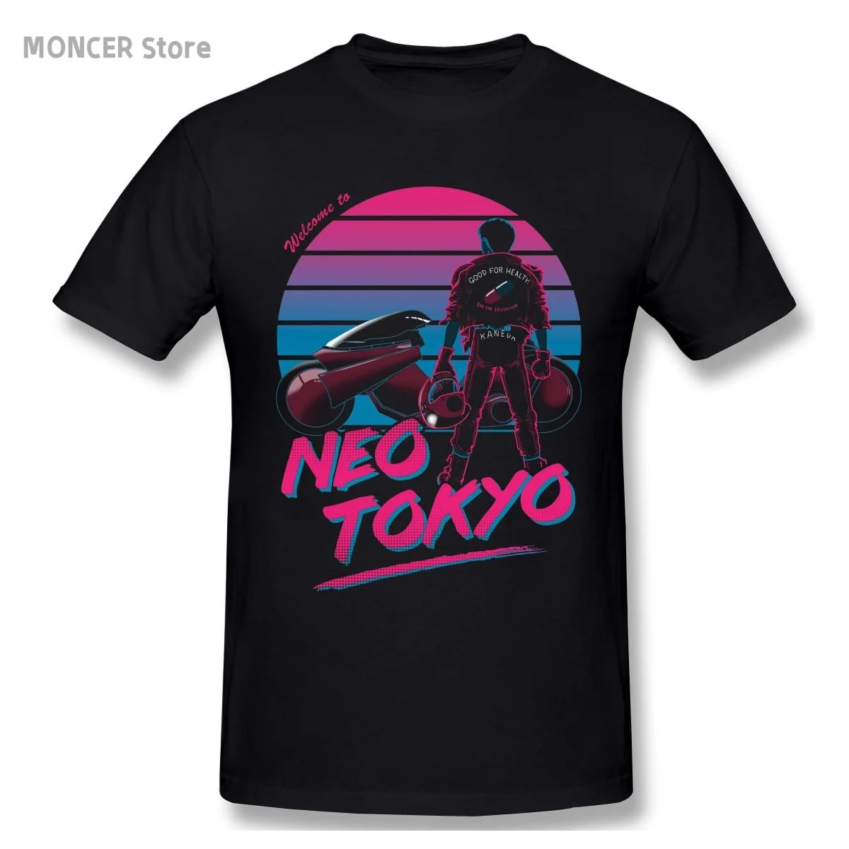

Akira Welcome To Neo Tokyo Men's T Shirts Anime Japan Novelty Tee Shirt Short Sleeve T-Shirt Pure Cotton Gift Idea Clothes