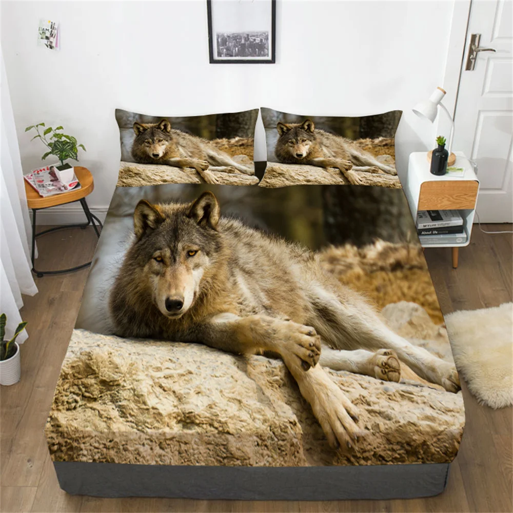 

3D Print Bed Cover Snow Wolf Duvet Covers Comforter Coverset Home Textile Decor Bedspreads King Full Size Bedding Setcover