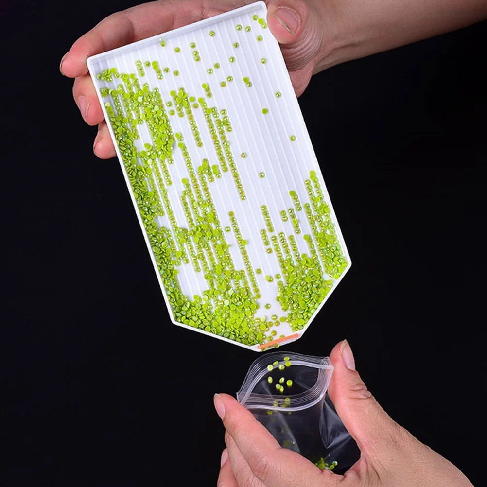 

Tools Tray Diamond Tool Cross Beads Painting Trays Sorting Bead Nail Diy Accessories 5D Dotting Rhinestones