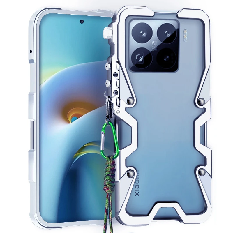 Фото Чехол-бампер металлический с охлаждающей рамкой для Xiaomi 17T Pro/17T, противоударный, бронированный №4