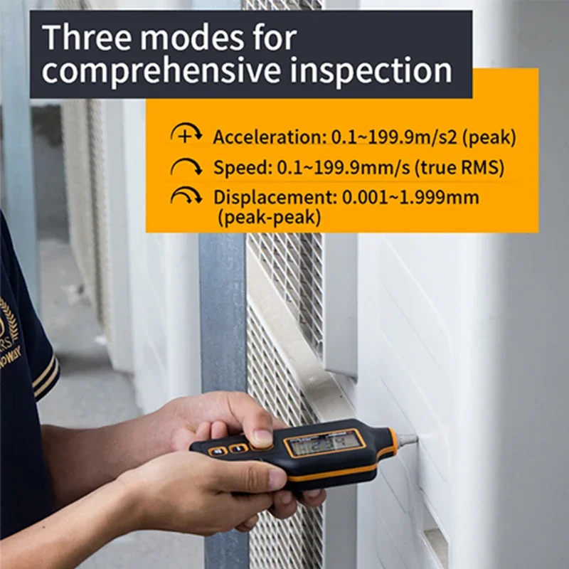 SNDWAY цифровой виброметр высокий 0 1-199 9 м/S2 ручной виброанализатор вибратор-тестер