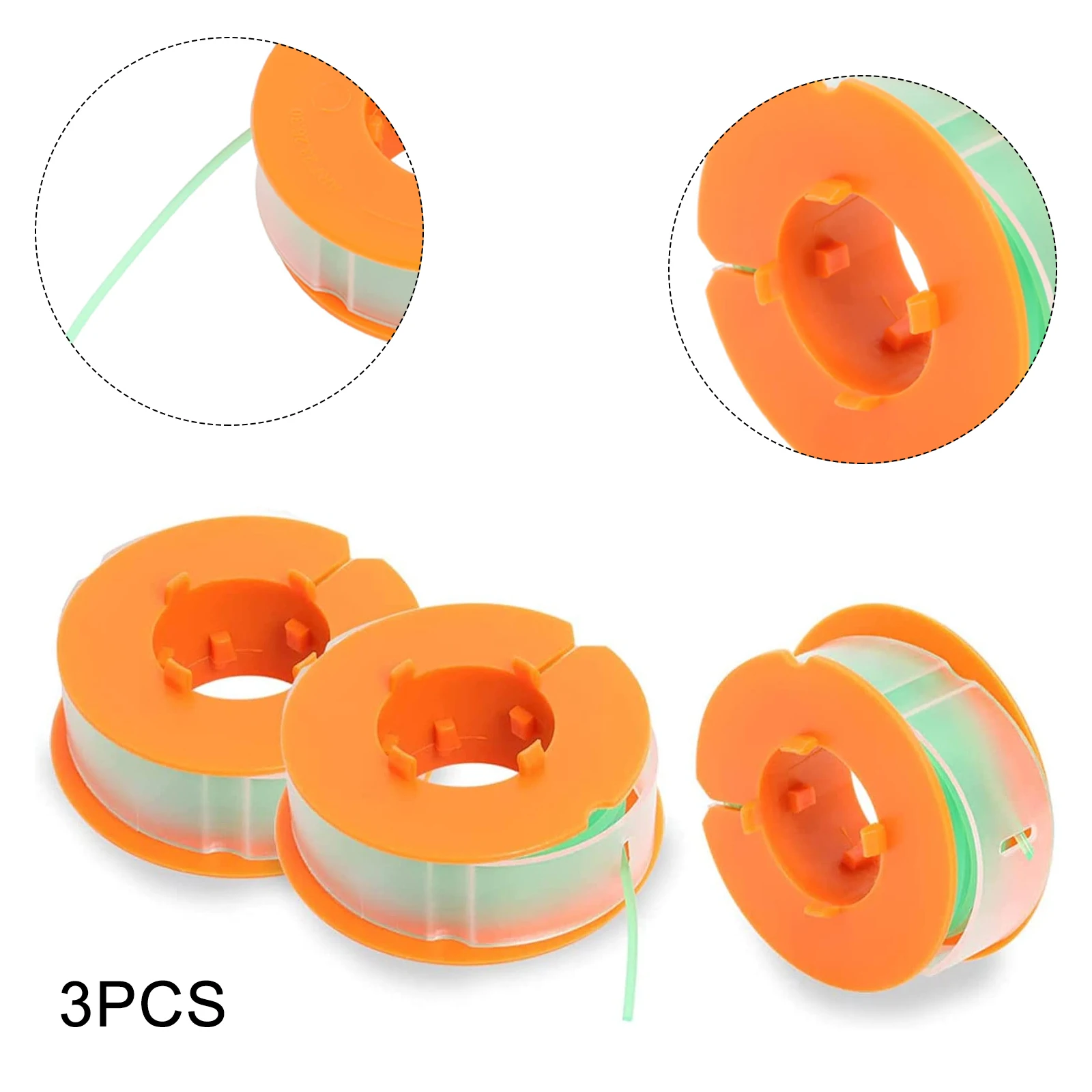 

Brand New High Quality Garden Line Spools String Trimmer Parts Eco-friendly For ART23F Safe ART23GFSV Durable 3pcs