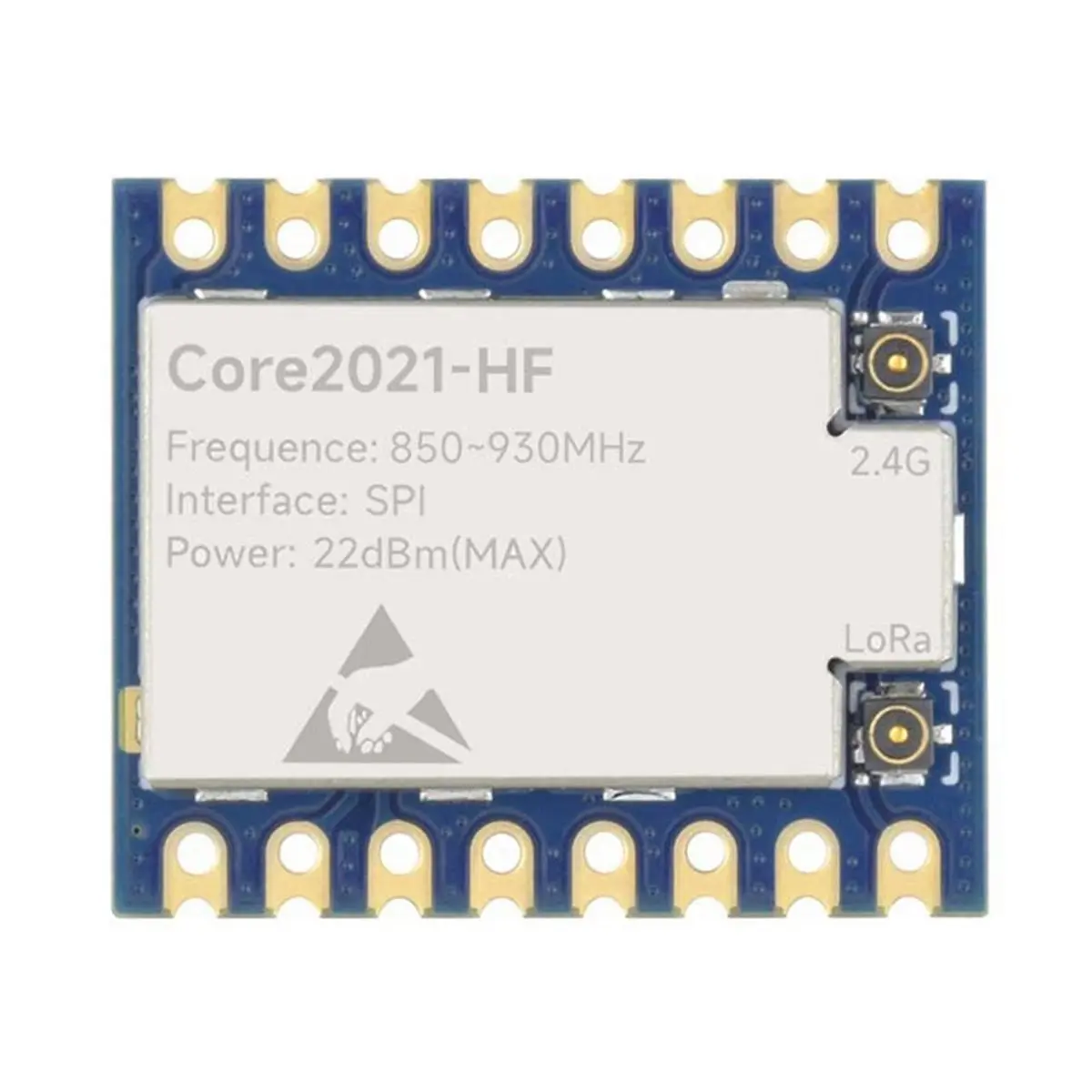 Фото Модуль DT75BG 4PCS Core2021-HF Core2021 LoRa двухдиапазонный 850МГц-930МГц LR2021 с низким энергопотреблением, мультипротокольный, для IoT, LoRaWAN, умного дома №3