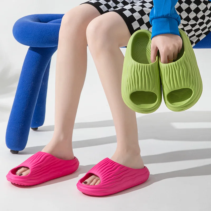 2024 Новые Мужские Домашние Тапочки В Форме Горькой Тыквы Мягкие Женские Банные