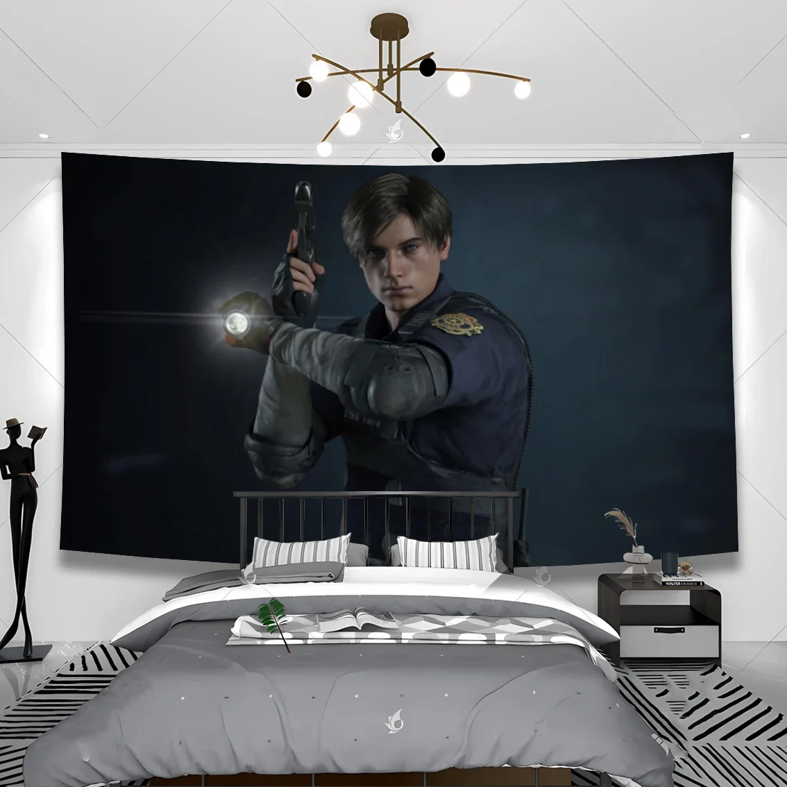90x150cm Leon Kennedy Tapestry Things To The Room Bedroom Organization And Decoration Wall
